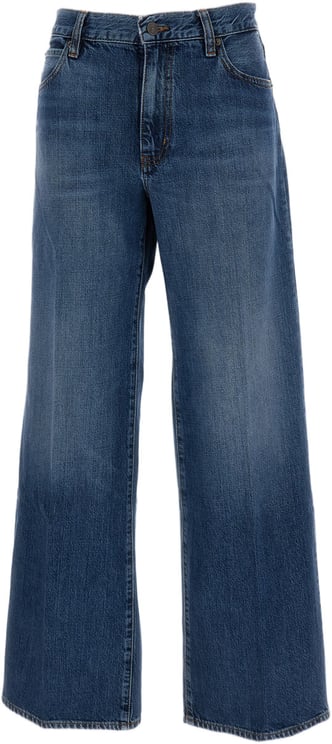 Frame Relaxed-Leg Mid-Rise Jeans