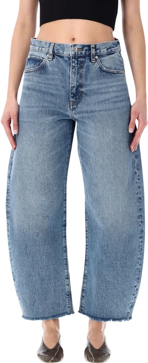 Frame The Bubble Crop Rapture Raw Blue