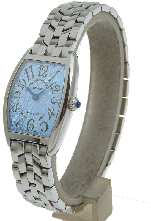 Franck Muller Franck Muller Cintree Curvex Quartz Watch Stainless Steel 25