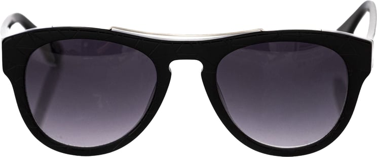 Frankie Morello Frankie Morello Black Acetate Men Sunglasses