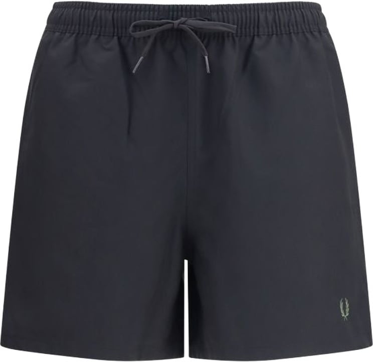 Fred Perry Fred Perry Black Recycled Polyester Short And Mini Shorts
