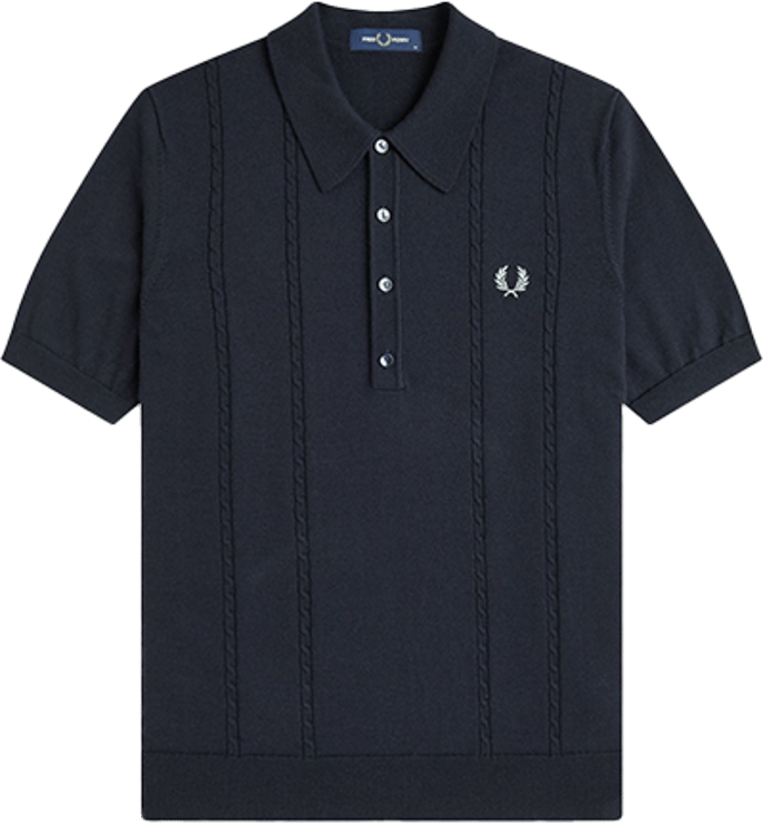 Fred Perry Fred Perry Cable Knitted Shirt