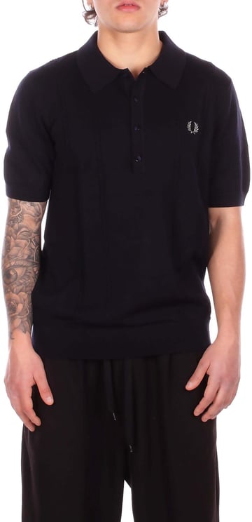 Fred Perry Sweaters Navy