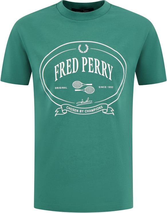 Fred Perry T-shirt Groen