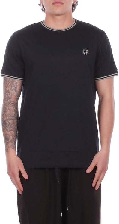 Fred Perry T-Shirts And Polos Navy Green