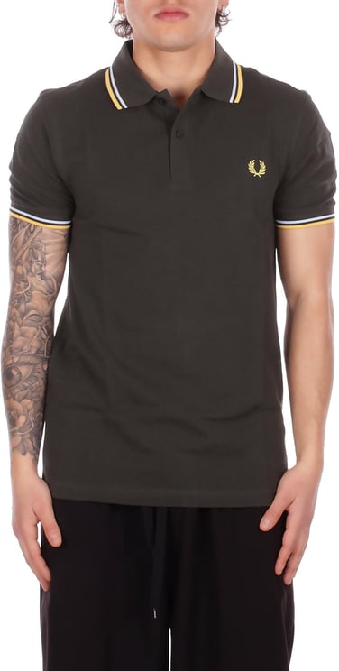 Fred Perry T-Shirts And Polos Green