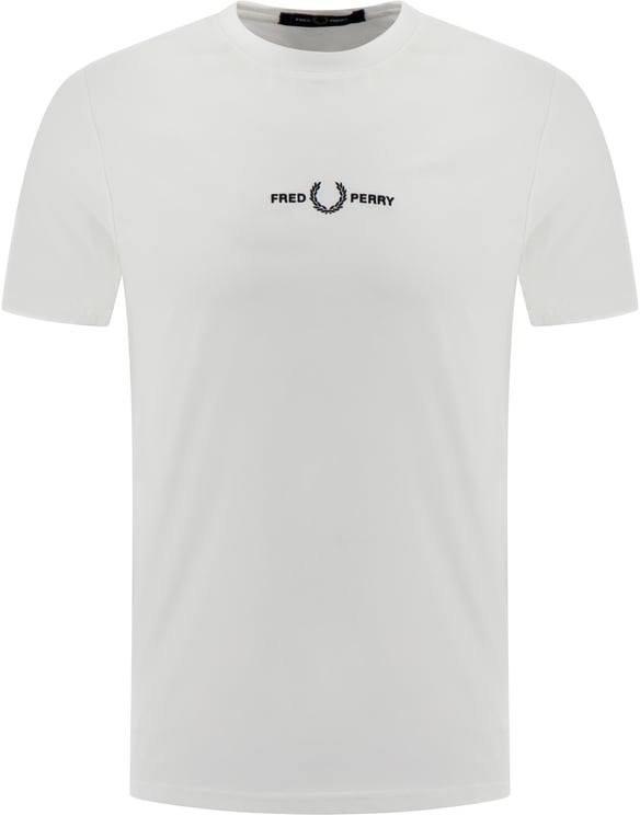 Fred Perry T-shirt Wit