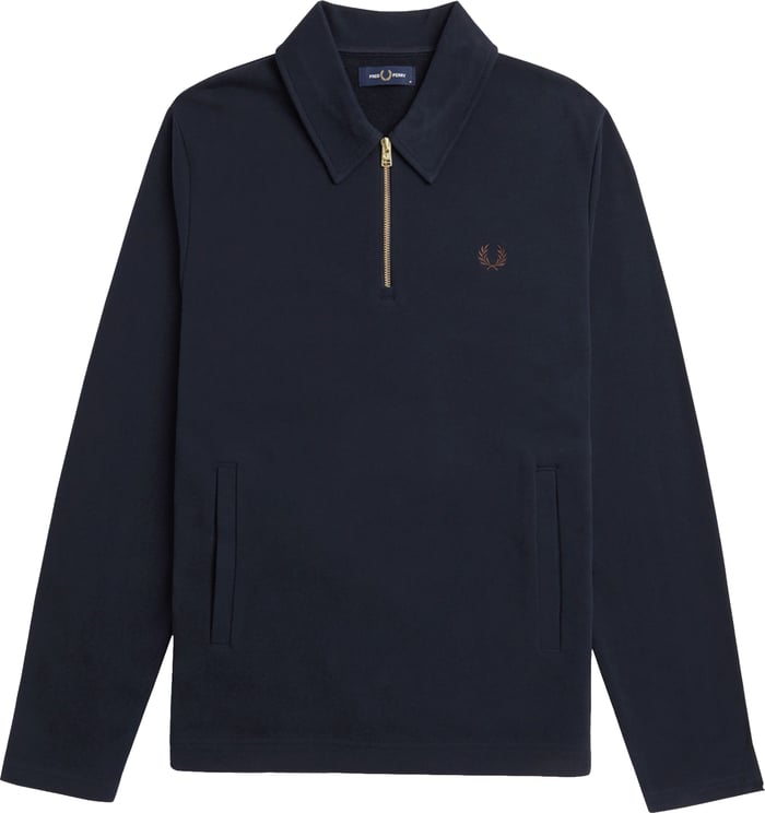 Fred Perry Fred Perry Half Zip Smock Sweatshirt