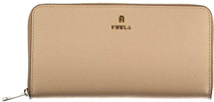 Furla Furla Beige Leather Woman Wallet