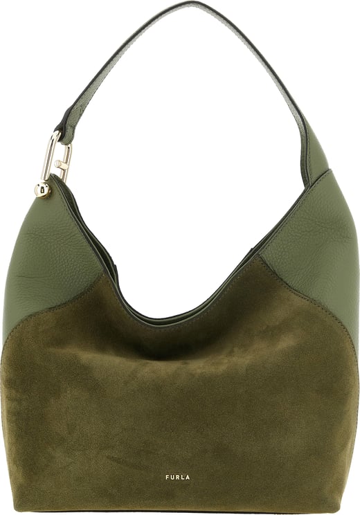 Furla Furla Bicolor Calfskin Shoulder Bag