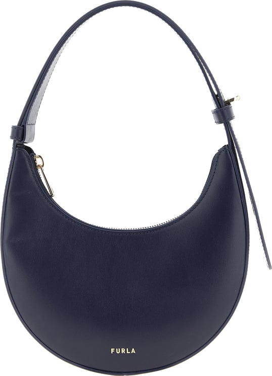 Furla Furla Blue Calfskin Shoulder Bag