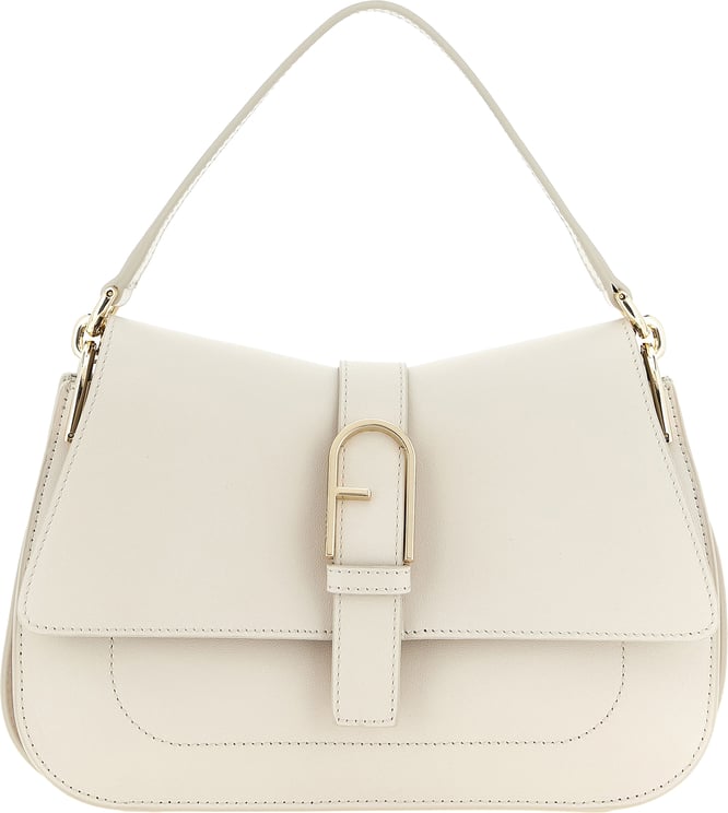 Furla Furla Beige Calfskin Shoulder Bag