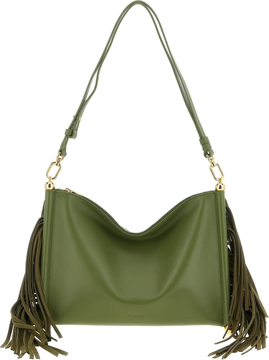 Furla Furla Bicolor Lamb Leather Shoulder Bag