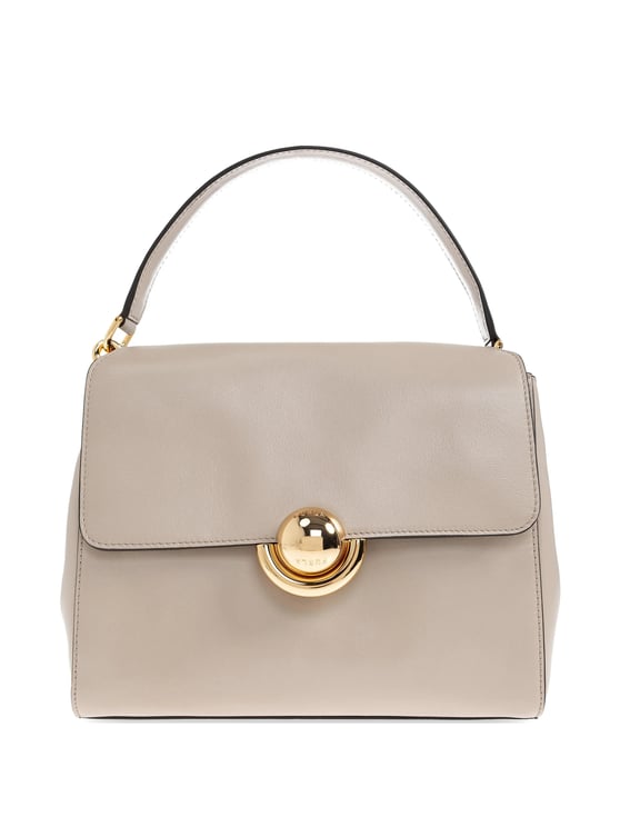 Furla Domus S Structured Smooth Leather Handbag