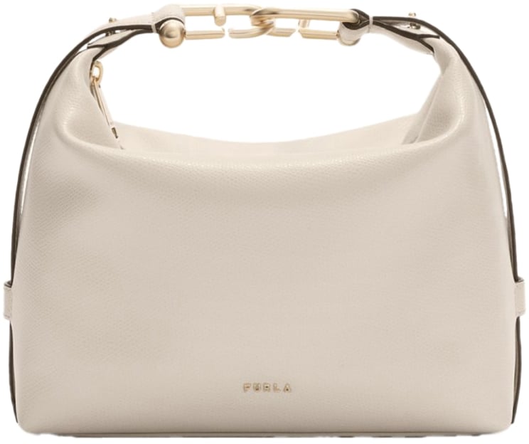 Furla Furla tonie mini hobo bag in sand leather