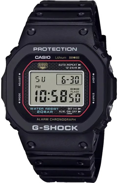G-Shock Casio G Shock Horloge DW-500R-1AER Digitaal Zwart