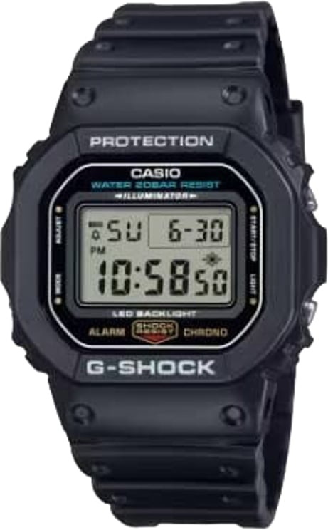 G-Shock Casio G-Shock Horloge DW-5600UE-1ER Digitaal Zwart Horloge 43mm Waterdichtheid 20m