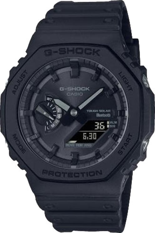 G-Shock Casio G-shock Horloge GA-B2100-1A1ER Analoog Digitaal Zwart 42mm