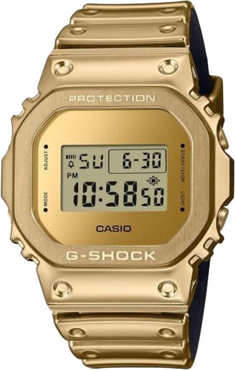G-Shock G Shock Horloge GM-5600YMG-9ER Digitaal Fine Metallic Goudkleurig