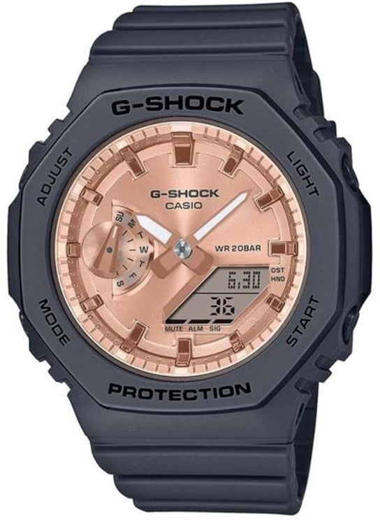 G-Shock CASIO G-shock GMA-S2100MD-1AER g-shock grijs met rose goude wijzerplaat