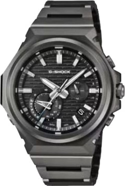 G-Shock Casio G-Shock Horloge GST-B1000BD-1AER Staal met Zwarte Coating Solar Bluetooth 200m Waterdicht met Zwarte Wijzerplaat 43mm