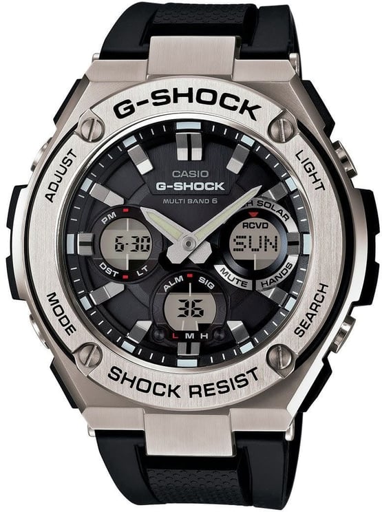 G-Shock G Shock Horloge GST-W110-1AER Multiband 6 Radio Controlled Solor 200m Waterdicht