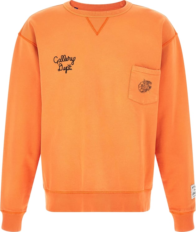 GALLERY DEPT GALLERY DEPT. Orange Cotton Sweatshirt