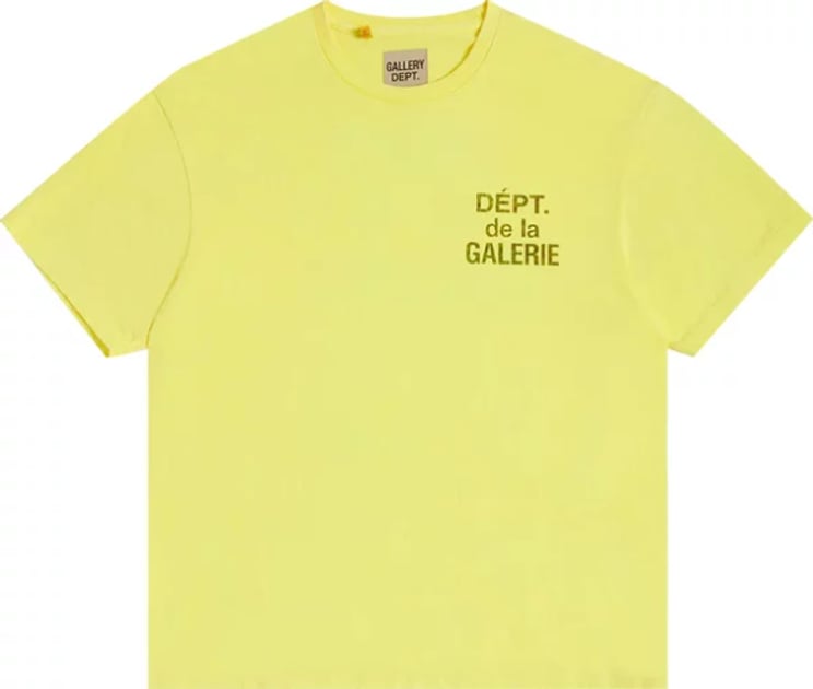 GALLERY DEPT Gallery Dept. French Tee (Flo Yellow)