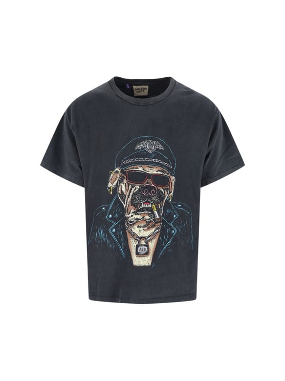 GALLERY DEPT Classic Black T-Shirt With Timeless Design