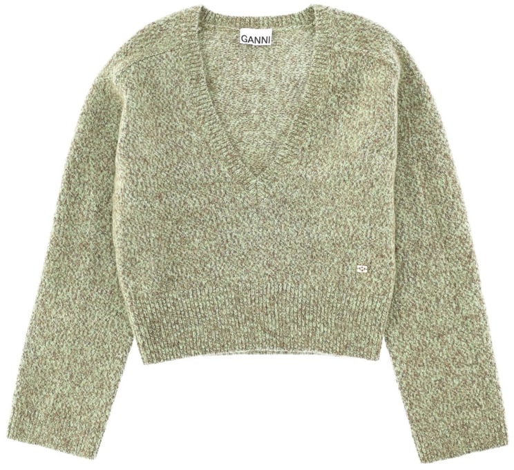 Ganni V-NECK SWEATER