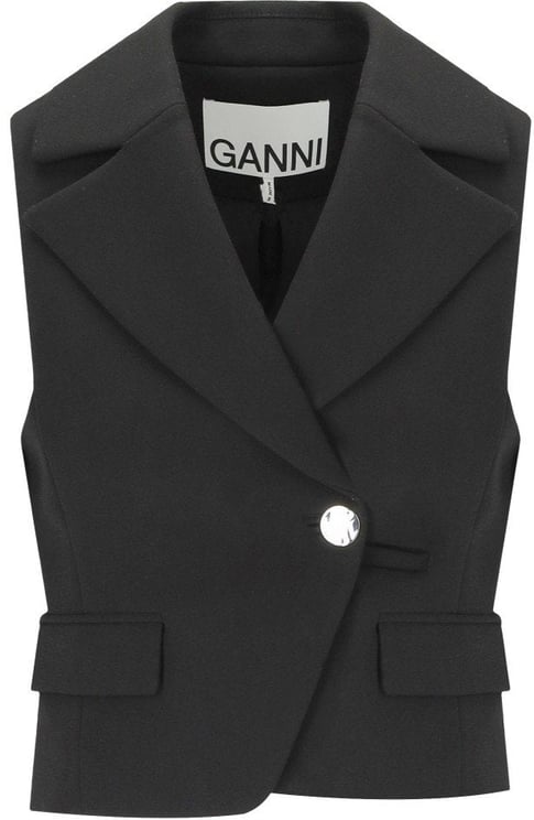 Ganni GANNI CREPE VEST