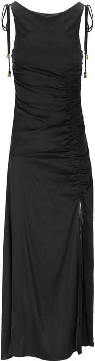 Ganni GANNI SATIN LONG DRESS