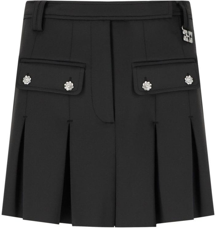 Ganni GANNI PLEATED MINI SKIRT
