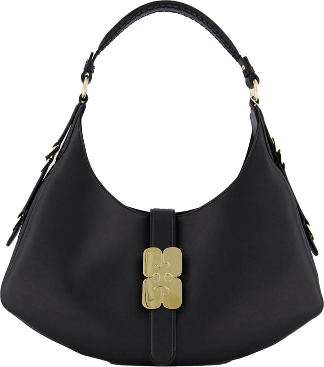 Ganni Dames Kat Bag Small Zwart