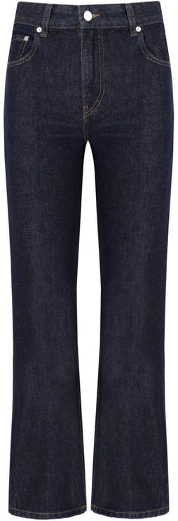 Ganni GANNI BETZY DARK CROPPED BOOTCUT JEANS