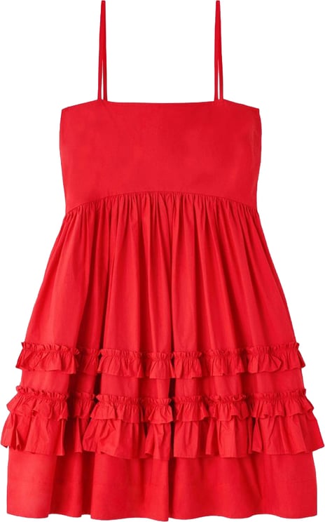 Ganni Dresses Red