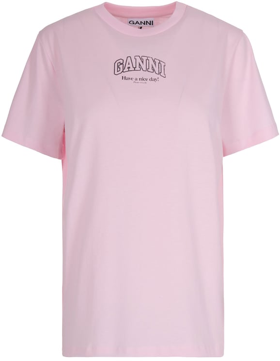 Ganni T-Shirts And Polos Chalk Pink
