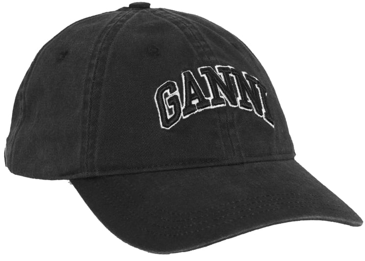 Ganni Hats Black
