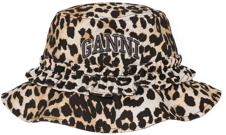 Ganni Hats Brown