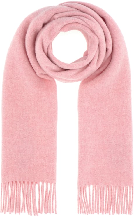 Ganni Ganni Pink wool scarf