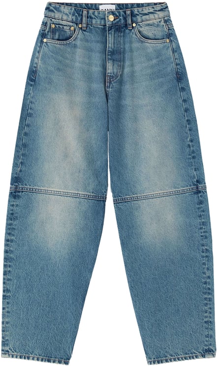 Ganni Essentials Tint Stijve Sterren Jeans