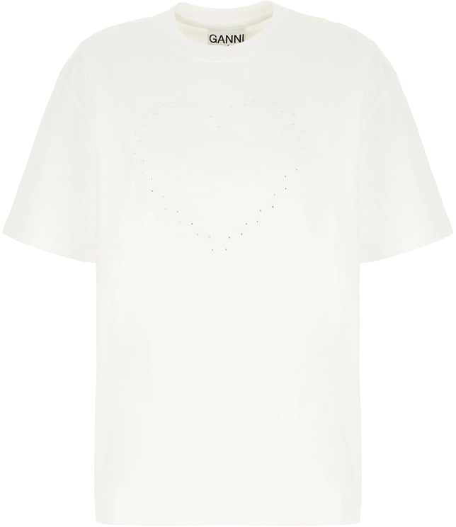 Ganni Ganni White cotton t-shirt