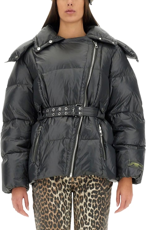 Ganni Nylon Puffy Jacket