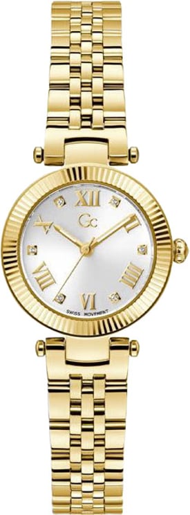 GC GC Dames Horloge Z02008L1MF Staal Goude Plating Swiss Made Quartz