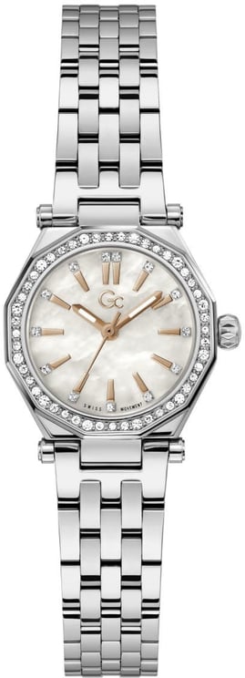 GC GC Horloge Z54006L9 Gleam Mini Staal Quartz Swiss Made met Zirkonia 25mm