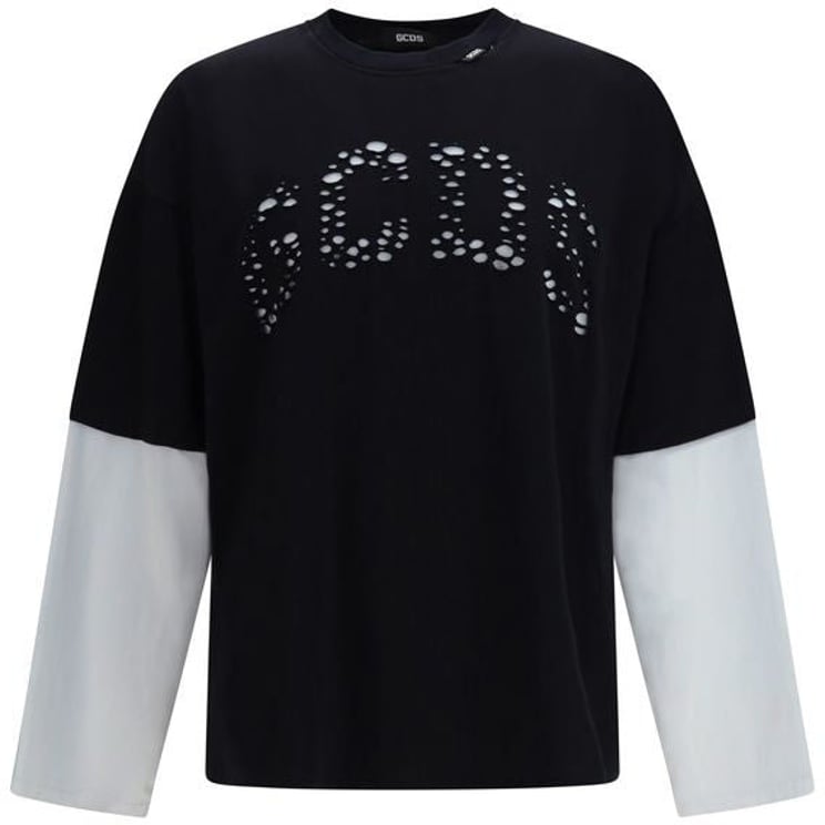 GCDS GCDS Black Cotton Sportswear