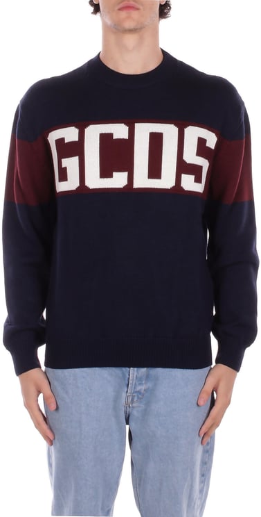 GCDS Sweaters Blue