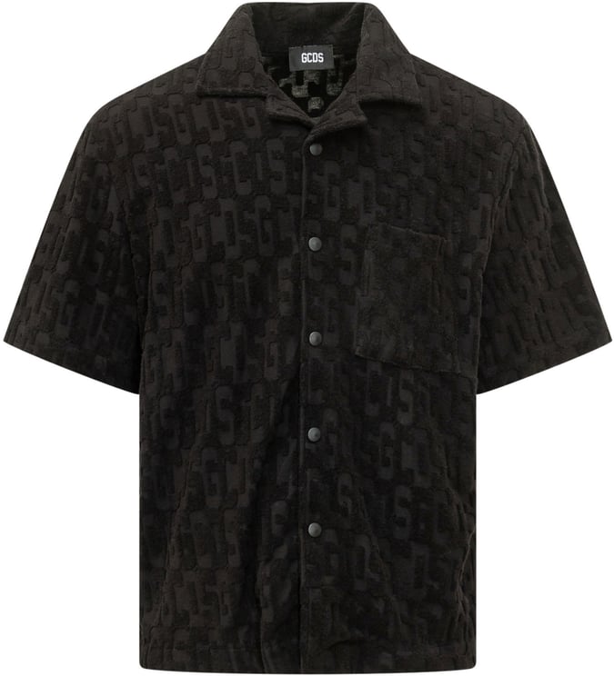 GCDS Camicia Bowling con Bottoni a Pressione