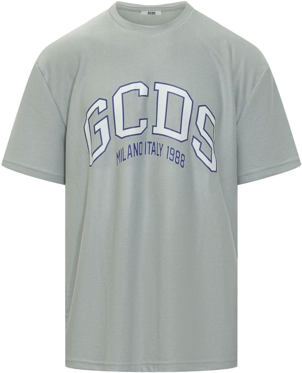 GCDS T-shirt con Logo Frontale