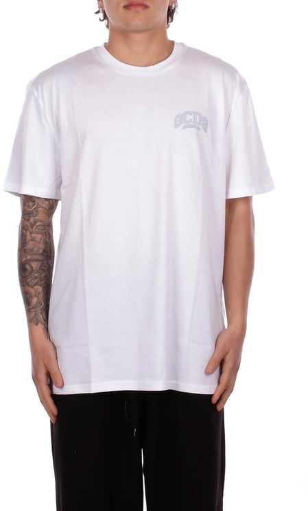 GCDS T-Shirts And Polos White Green